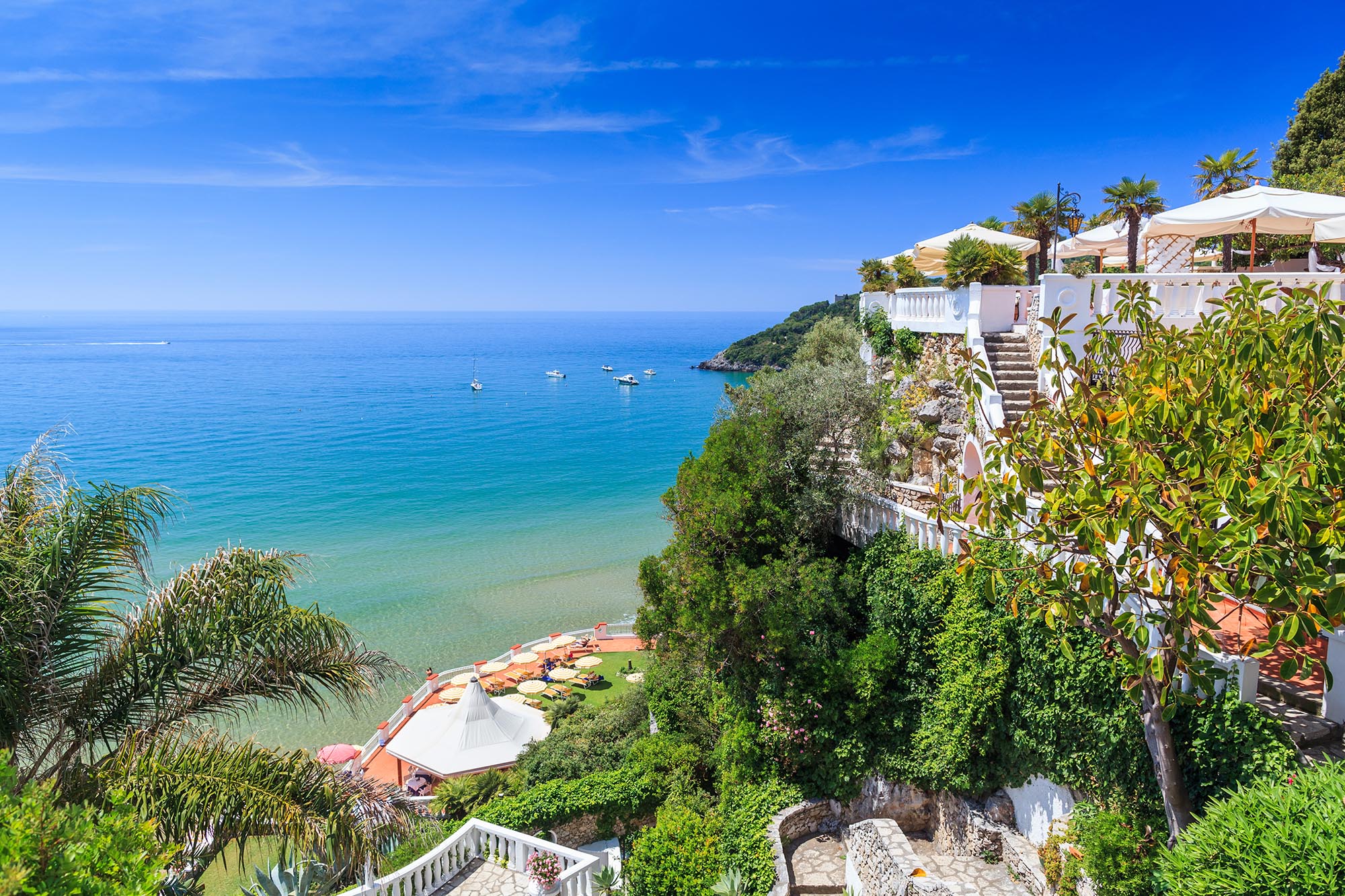La vista dall'Albergo