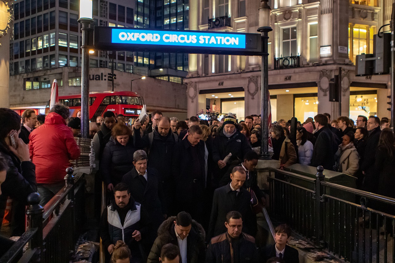 Metro Londra oxford circus station
