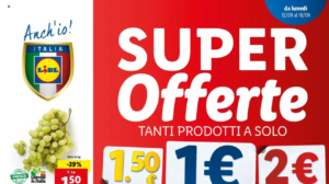 Lidl, le offerte per settembre 2022